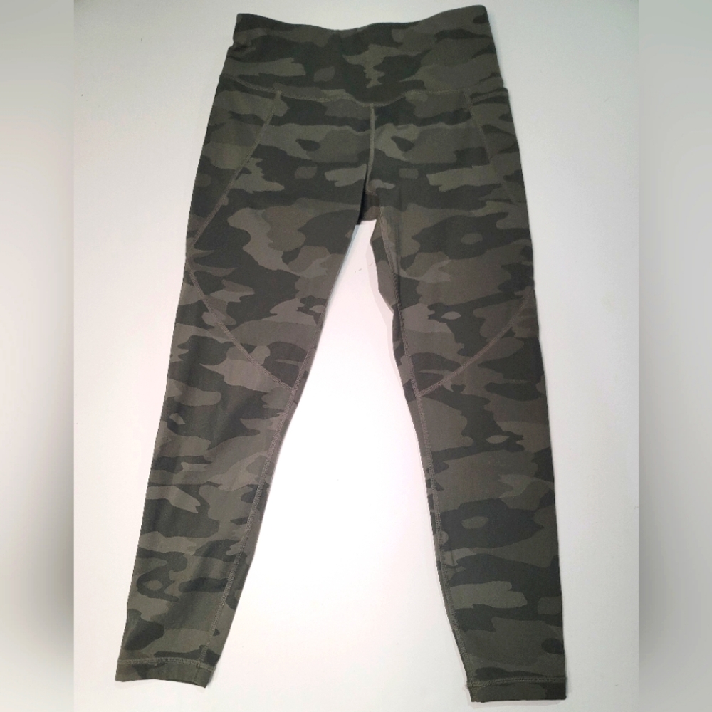 Sweaty Betty The Power 7/8 Leggings Green Camo